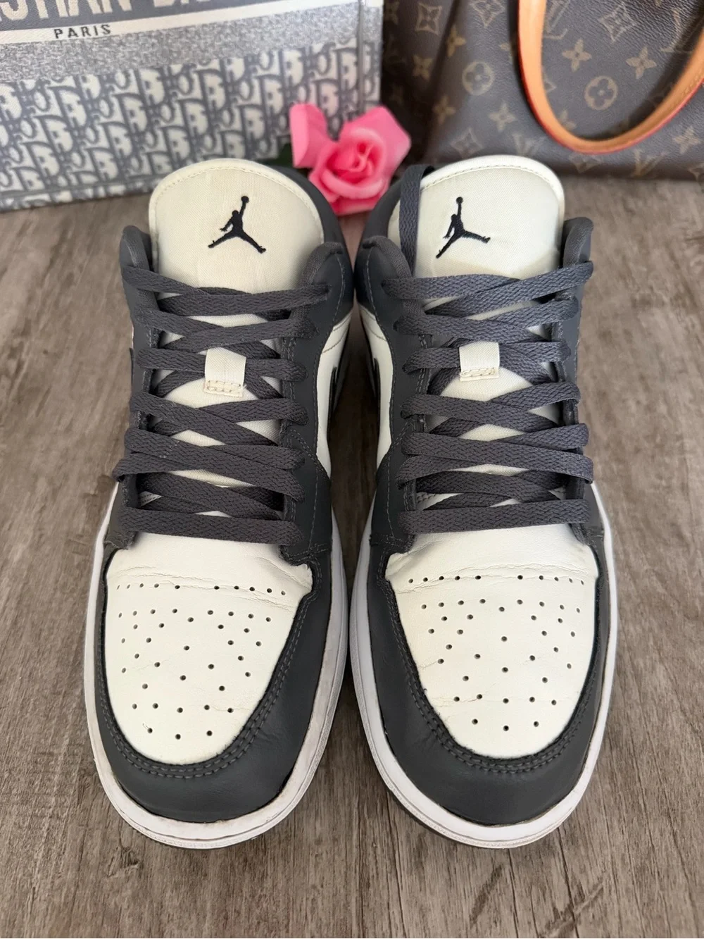 Jordan Women’s Low-Top Sneakers - Black & Cream